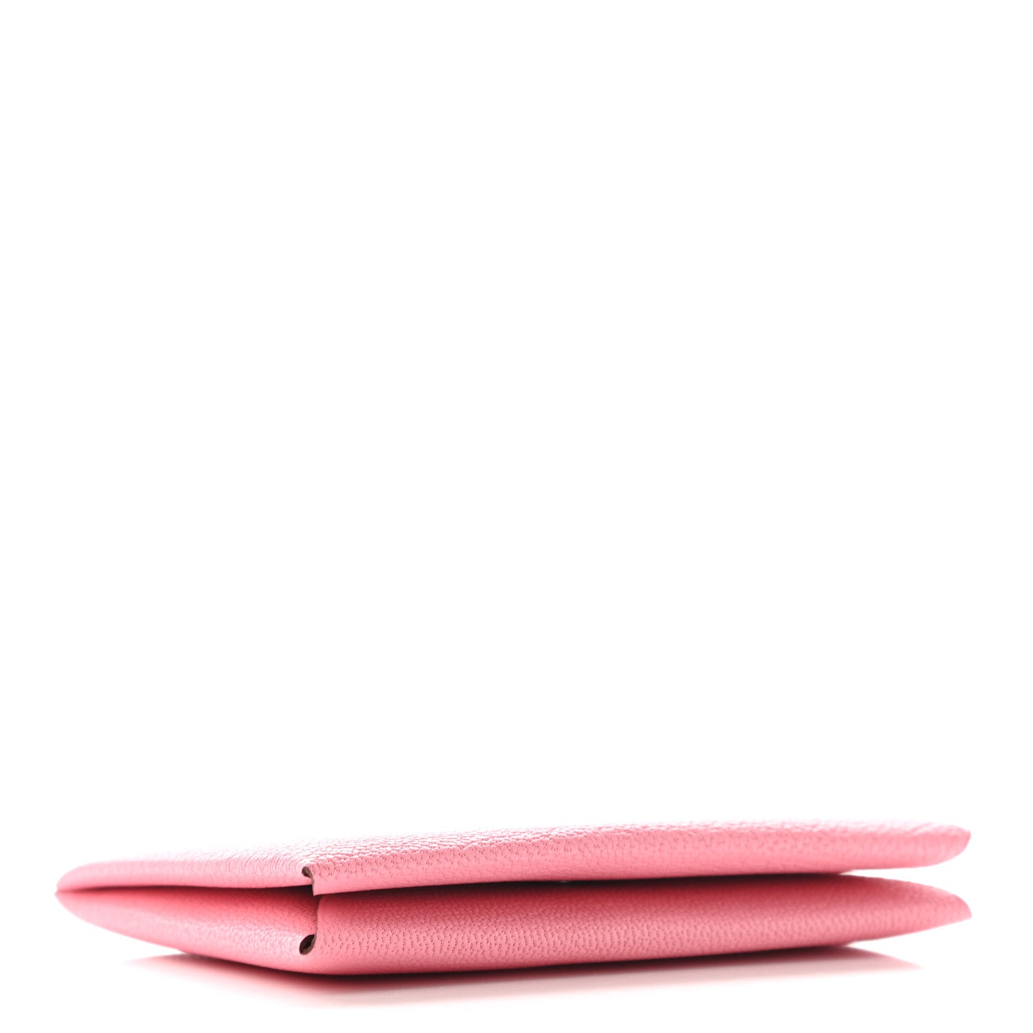 Hermes Chevre Verso Calvi Card Case Rose Confetti Brique 4 of 7