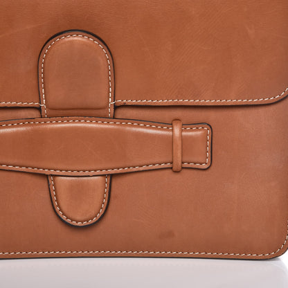 Celine Natural Calfskin Medium Symmetrical Bag Chestnut 10 of 18