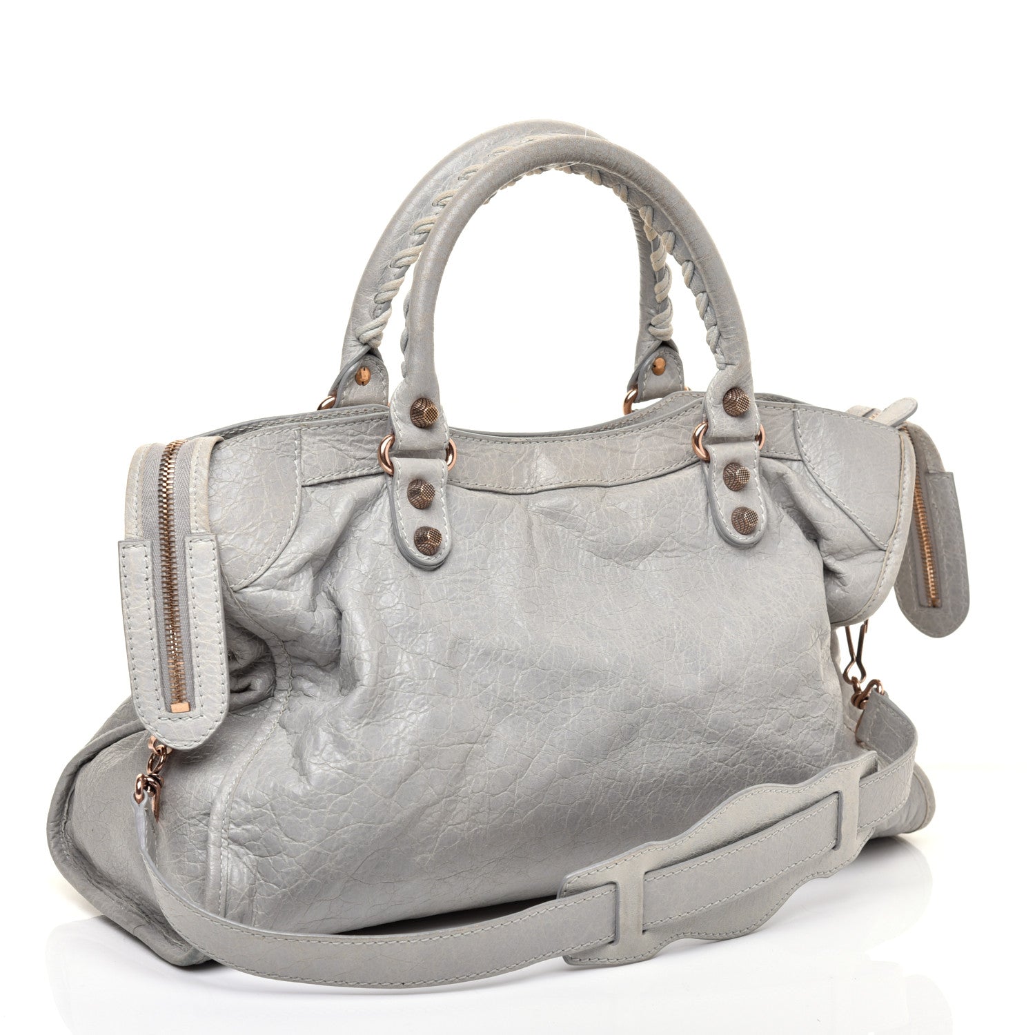 Balenciaga Agneau Giant 12 Rose Gold Hardware Hardware City Gris Ciment 3 of 9