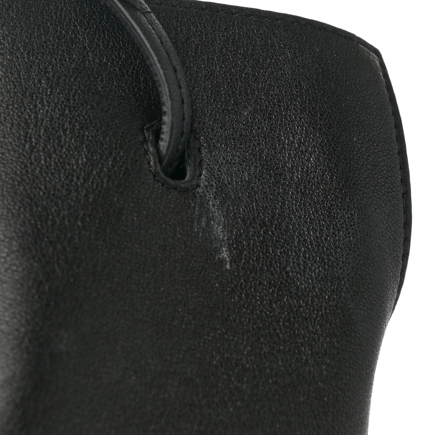 Saint Laurent Lambskin Paris VII Pochon Black 11 of 14