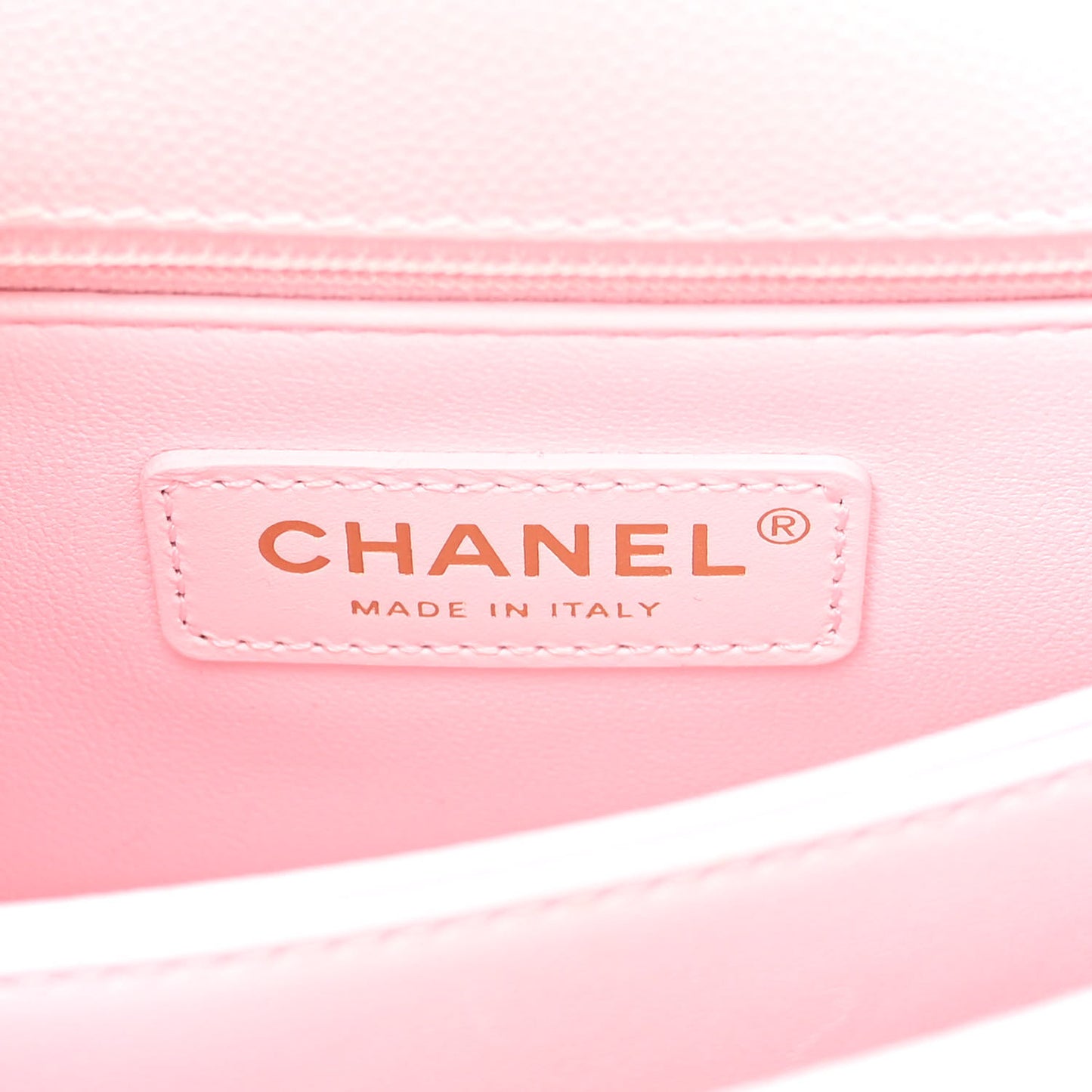 Caviar Quilted Mini Coco Handle Flap Light Pink