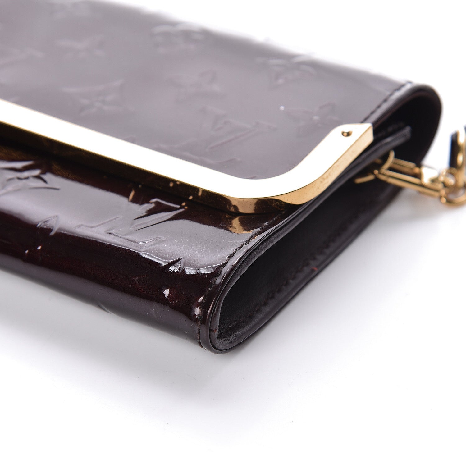 Louis Vuitton Vernis Rossmore MM Amarante 9 of 11