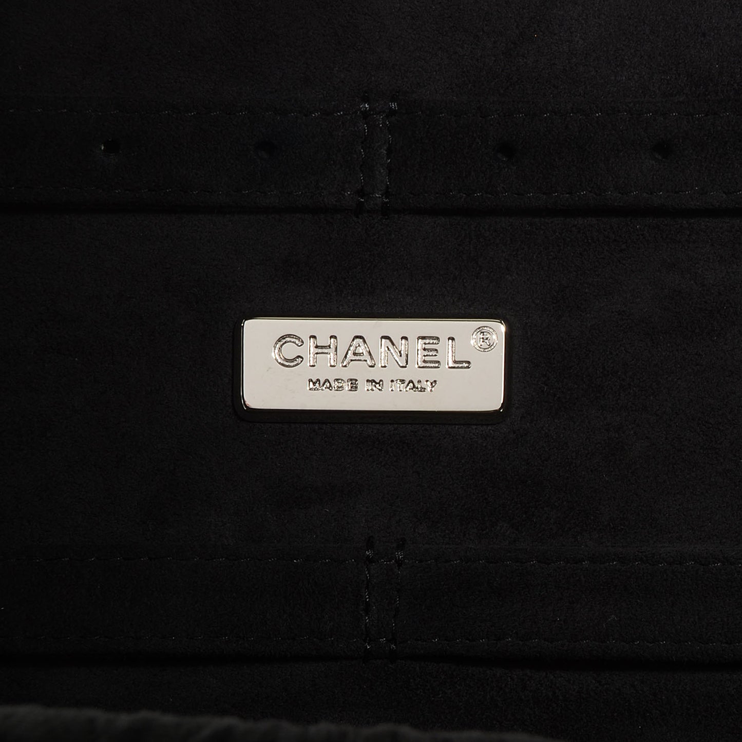 Lambskin Quilted Jewelry Case Black