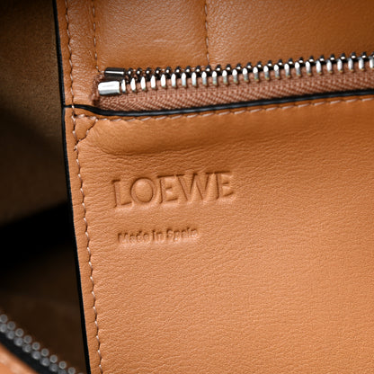 Loewe Calfskin Cube Two Tone Top Handle Bag Tan Black 6 of 9