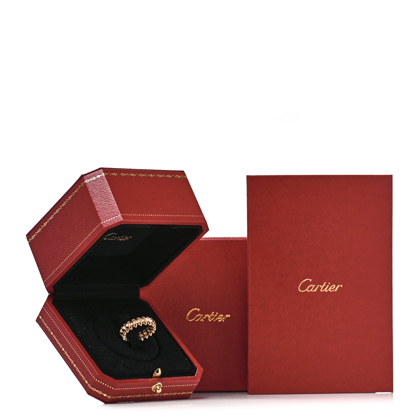 18K Pink Gold SM Clash De Cartier Ring 45 3.25