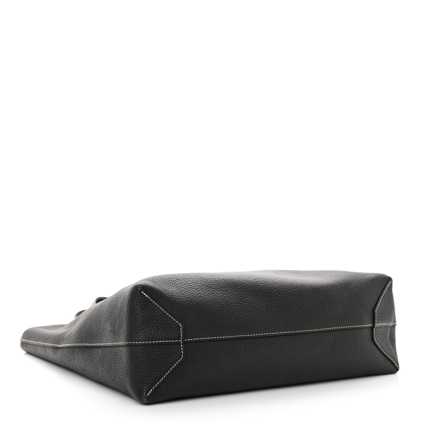 Sikkim Taurillon Clemence Double Sens 36 Reversible Tote Black Graphite
