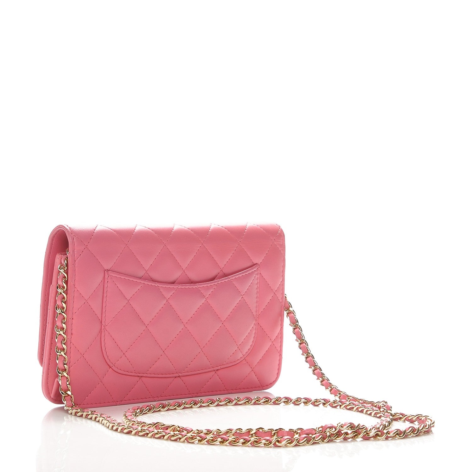 Chanel Lambskin Emoticon Wallet on Chain WOC Pink 3 of 10