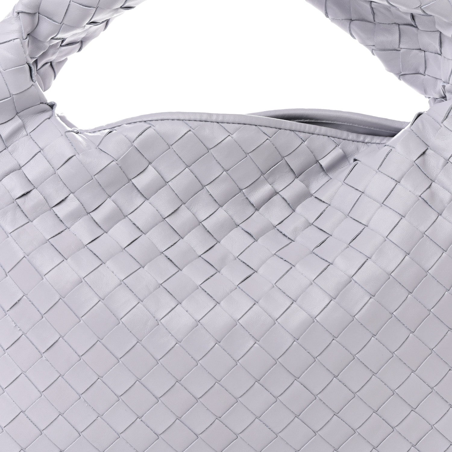 Bottega Veneta Calfskin Intrecciato Small Hop Oyster Lilac 11 of 12