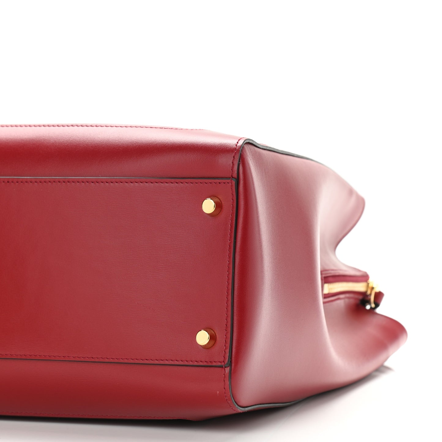 Boarded Plutone Calfskin Large Jackie 1961 Tote New Cherry Red