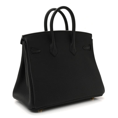 Hermes Togo Birkin 25 Black 3 of 9