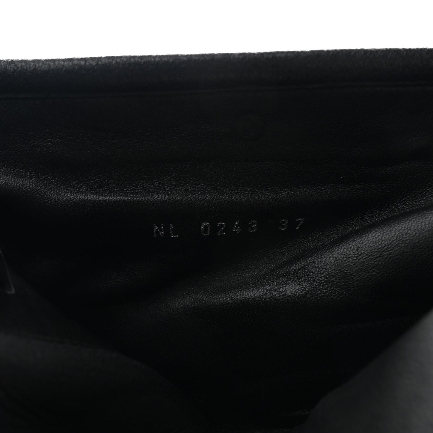 Calfskin Monogram Patti Wedge Half Boots 37 Black