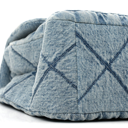 Chanel Washed Denim Quilted Flap Bag Blue 9 of 10
