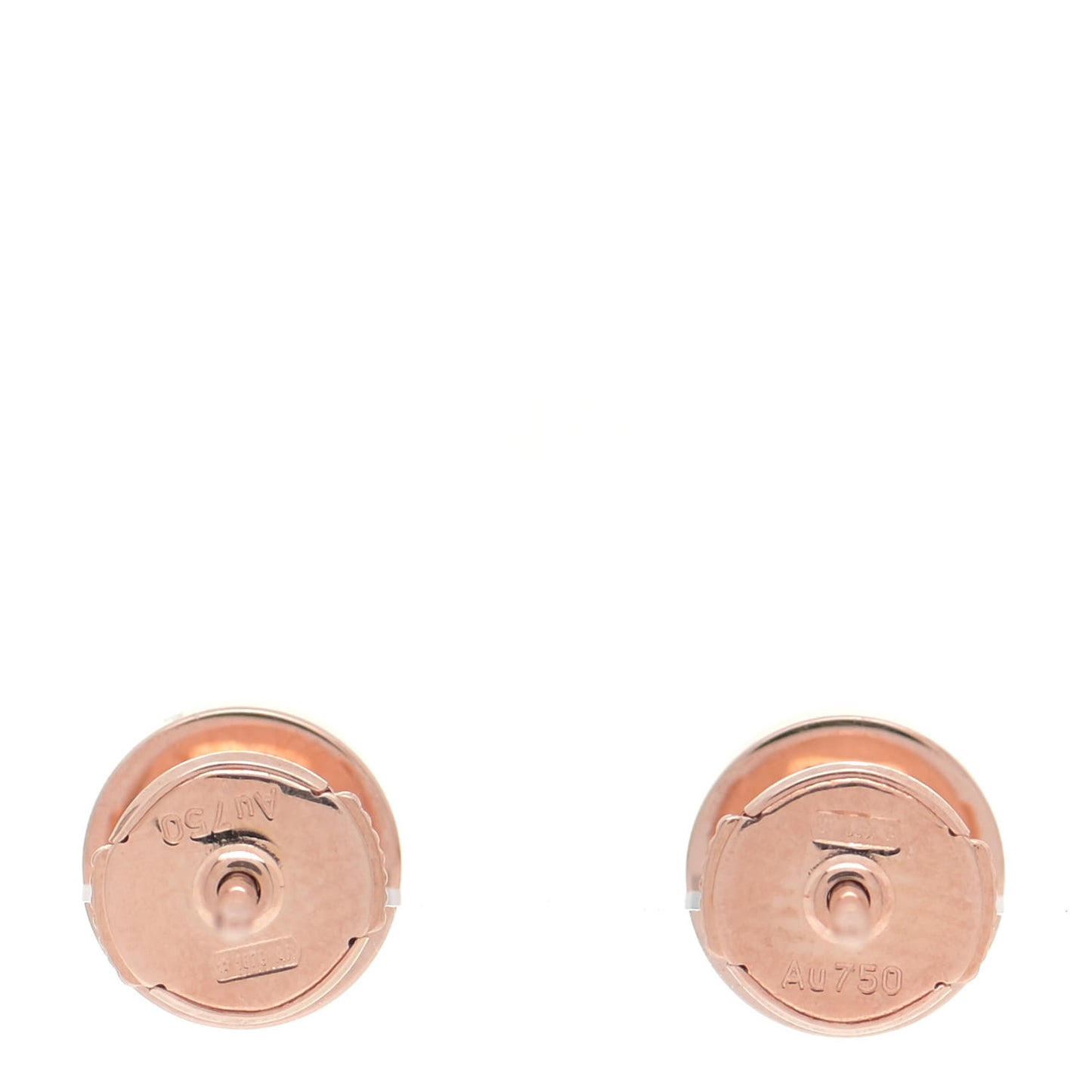 18K Pink Gold LOVE Earrings