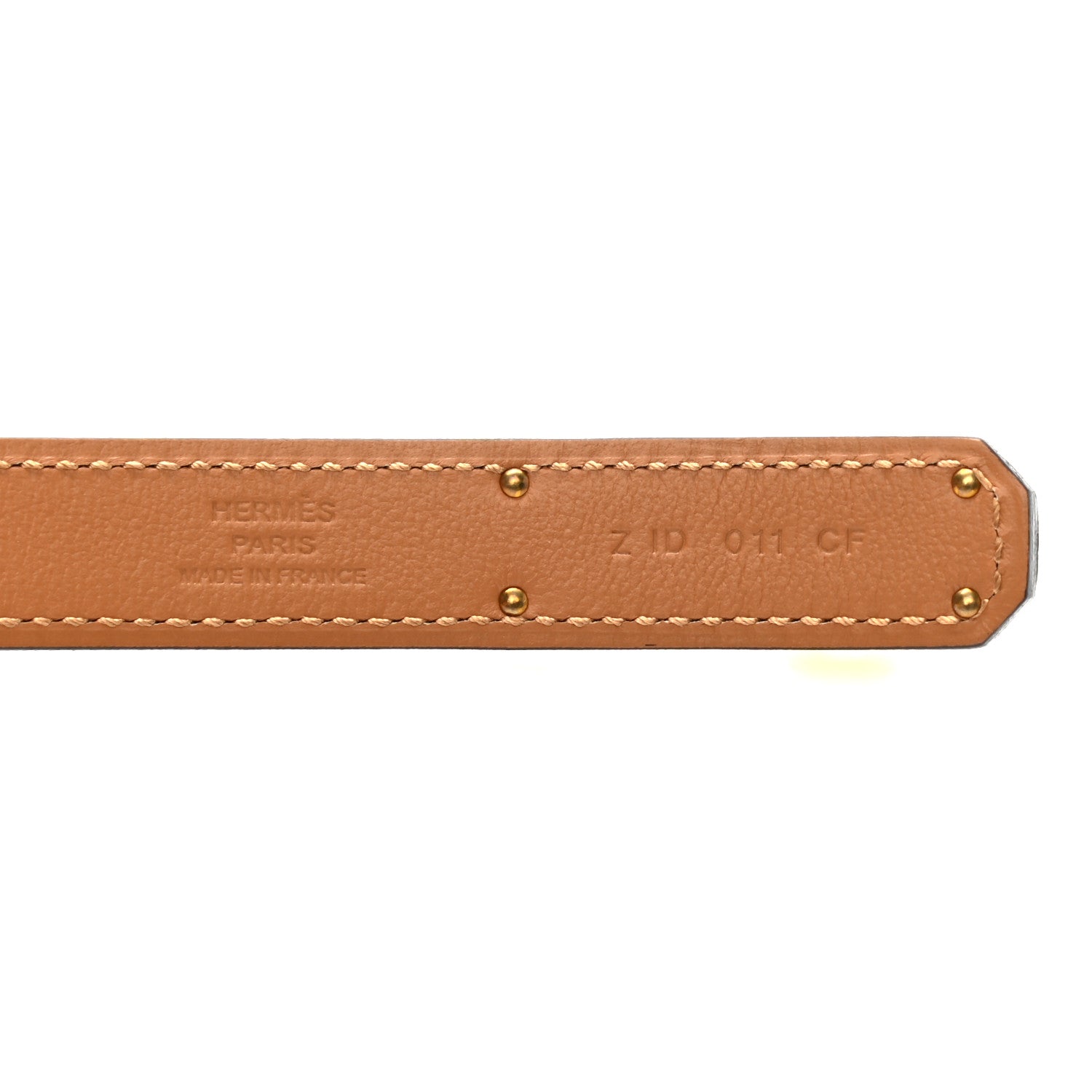 Hermes Epsom Kelly Belt Gold 3 of 4