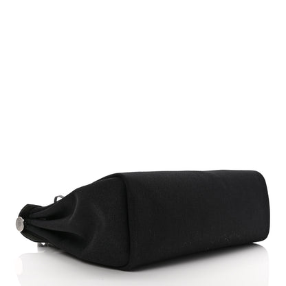 Hermes Military Toile Vache Hunter Herbag Zip PM 31 Black 4 of 8