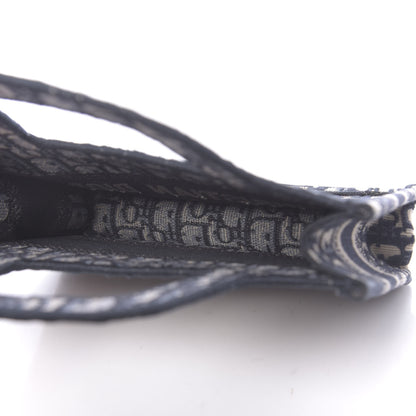 Christian Dior Oblique Mini Book Tote Blue Multicolor 5 of 10