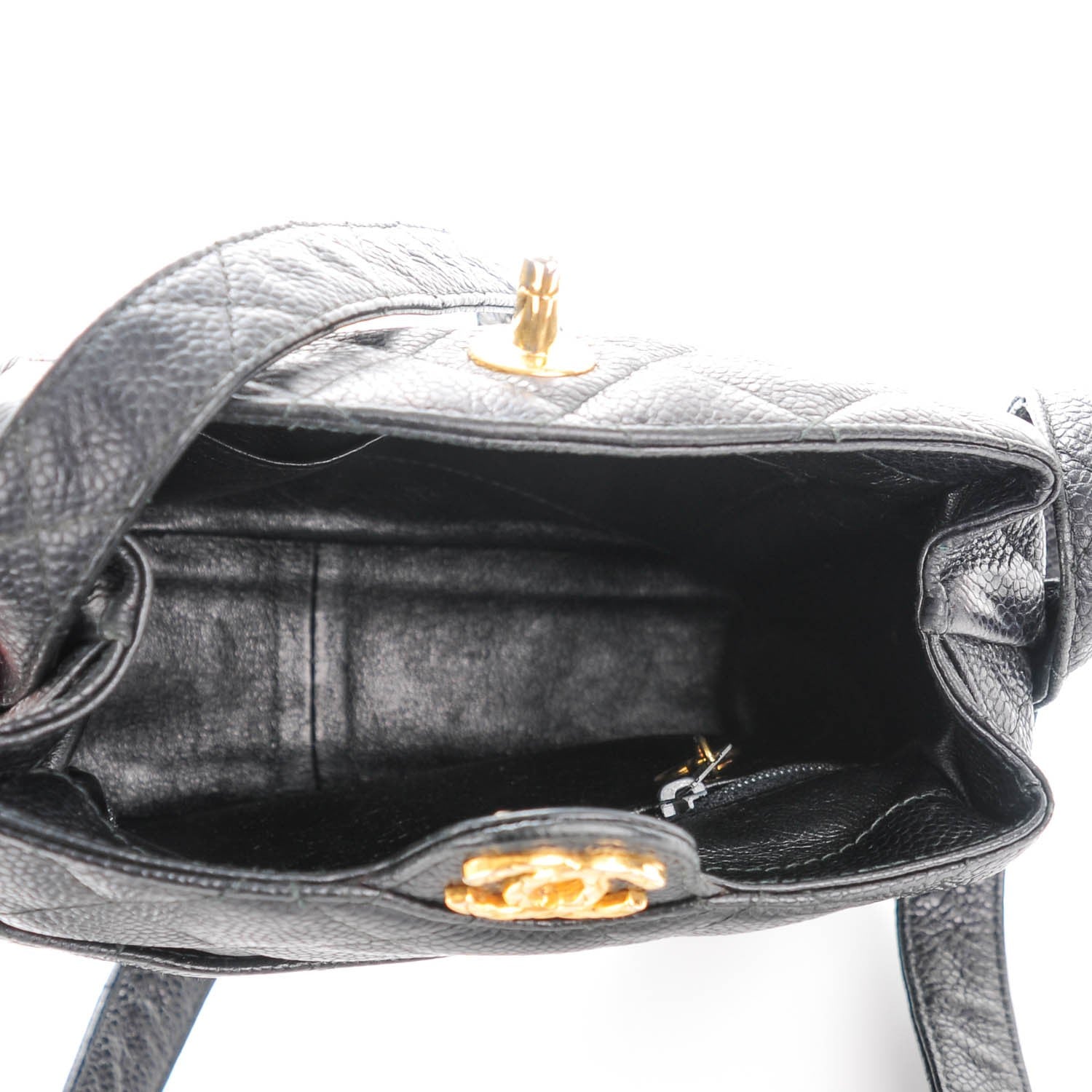 Chanel Caviar Quilted Shoulder Bag Black 5 of 11