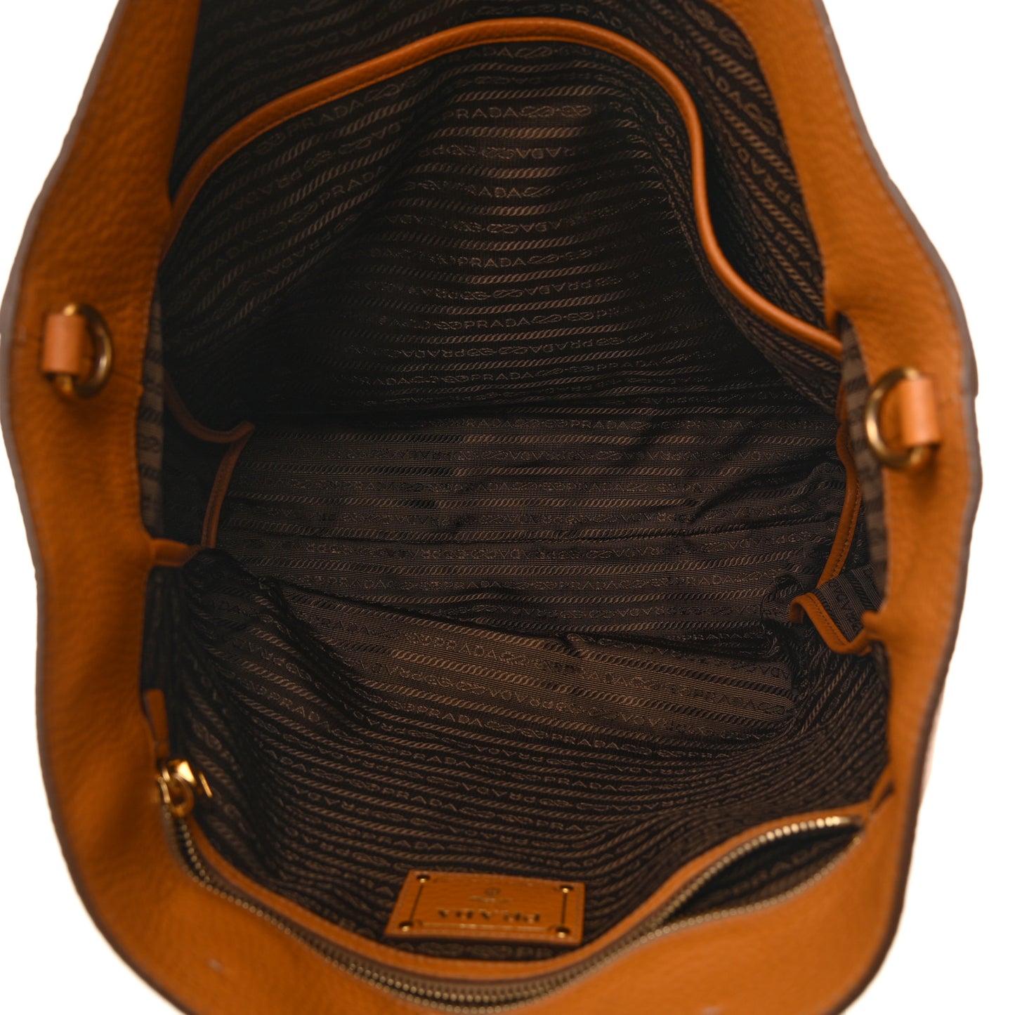 Vitello Daino Shopping Tote Naturale