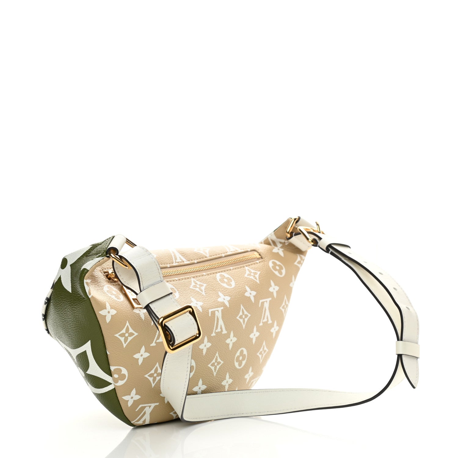 Louis Vuitton Monogram Giant Bumbag Kaki Beige 3 of 14