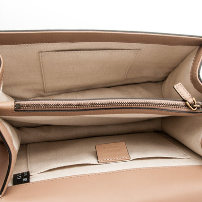 Gucci Calfskin Bamboo Web Medium Dionysus Top Handle Bag Camelia Bright Evergreen Hibiscus Red 5 of 7