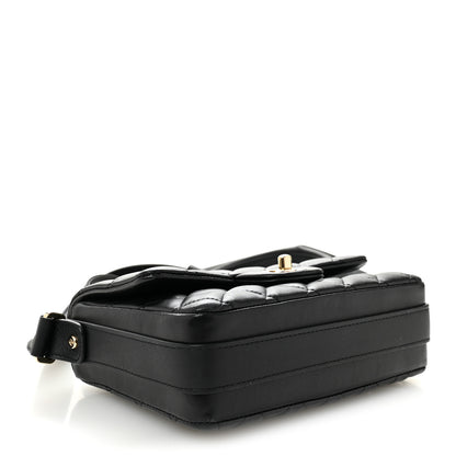 Chanel Calfskin Quilted Bolero De Chanel Flap Bag Black 4 of 10