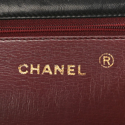 Chanel Lambskin Quilted Small Single Flap Bag Black 6 of 14