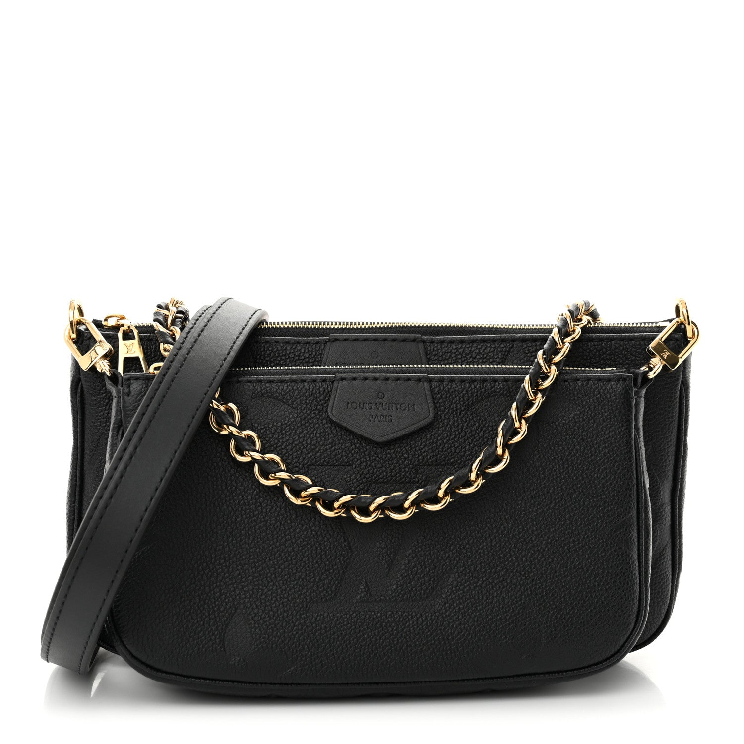 Louis Vuitton Empreinte Monogram Giant Multi Pochette Accessories Black 1 of 10