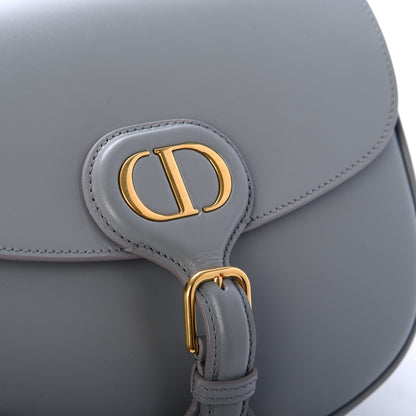 Christian Dior Box Calfskin Medium Bobby Flap Stone Grey 9 of 10