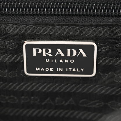 Prada Canvas Soft Calfskin Super Basic 100 Shoulder Bag Black 6 of 14