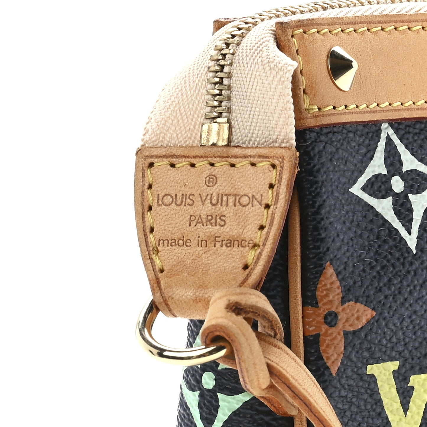 Monogram Multicolor Pochette Accessories Black