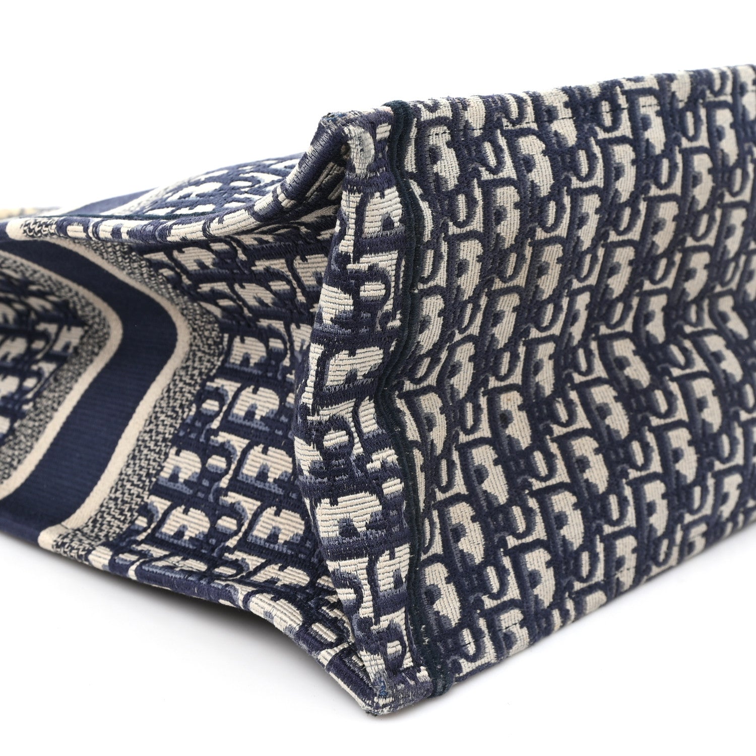 Christian Dior Oblique Large Book Tote Blue Multicolor 8 of 11