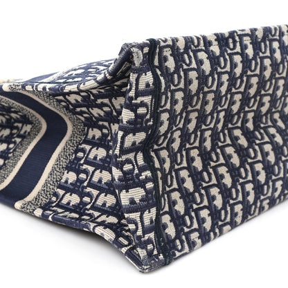 Christian Dior Oblique Large Book Tote Blue Multicolor 8 of 11