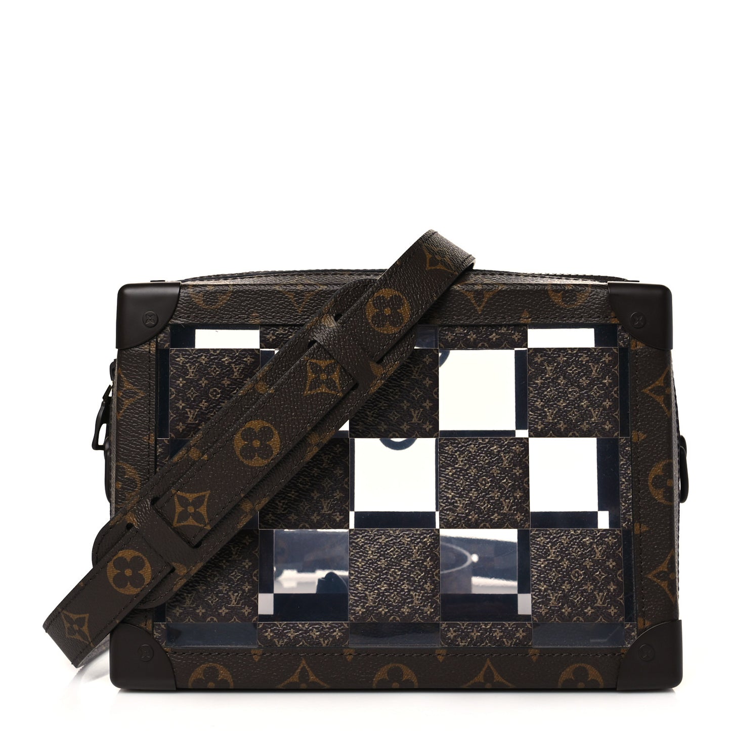 PVC Monogram Chess Soft Trunk