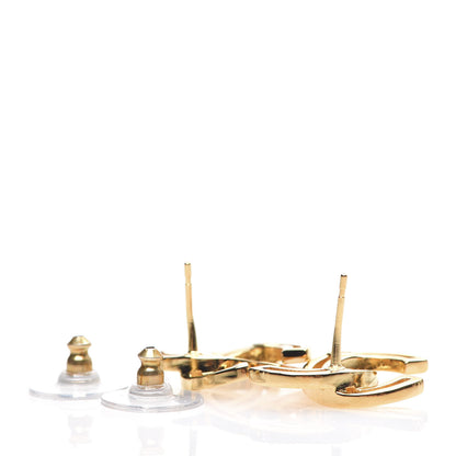 Chanel Metal Obazine CC Earrings Gold 3 of 4