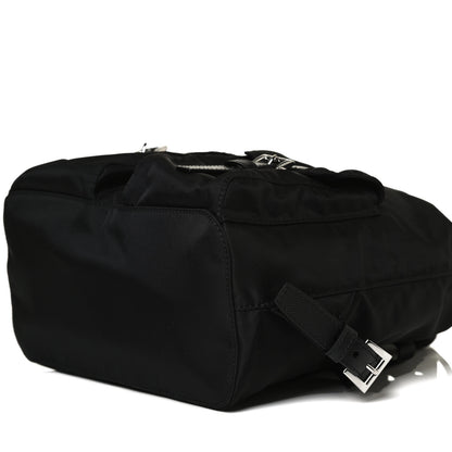 Prada Tessuto Nylon Saffiano Small Backpack Black 9 of 12