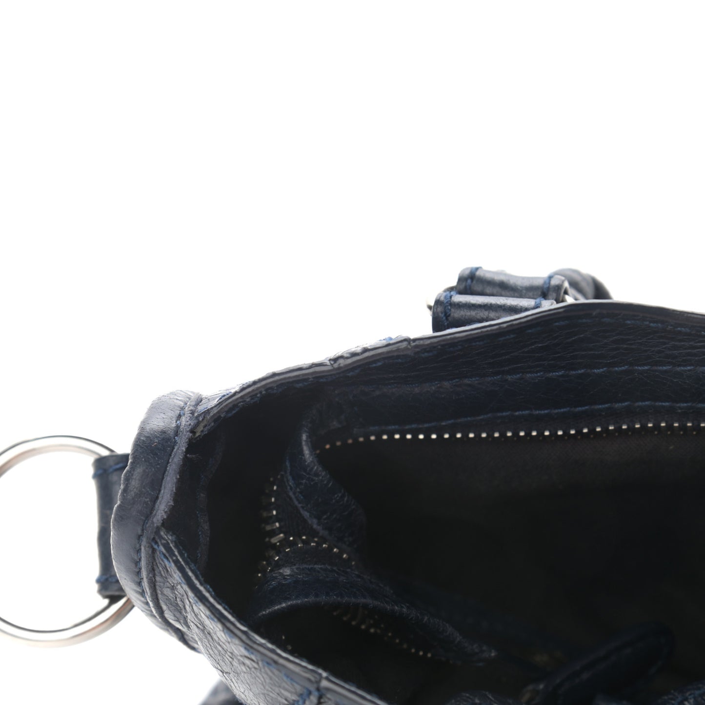 Agneau Giant 12 Silver Hardware Mini City Bleu Obscur