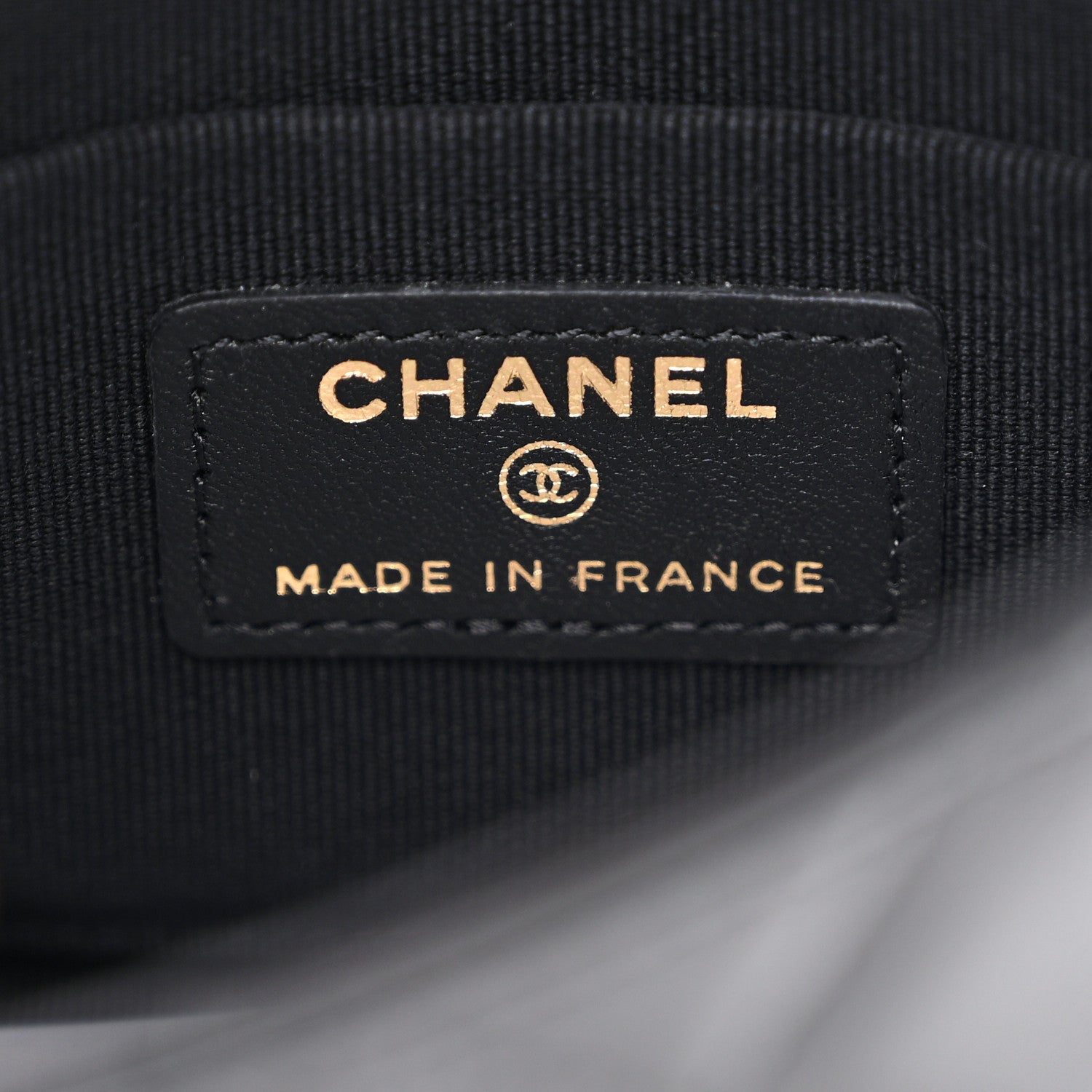 Chanel Lambskin Quilted Top Handle Flap Clutch With Chain Black 6 of 11