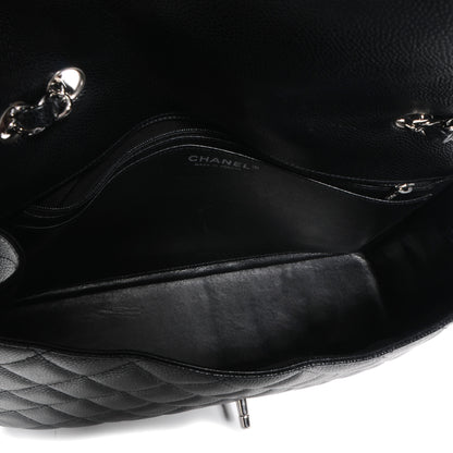 Chanel Caviar Jumbo Single Flap Black 5 of 8