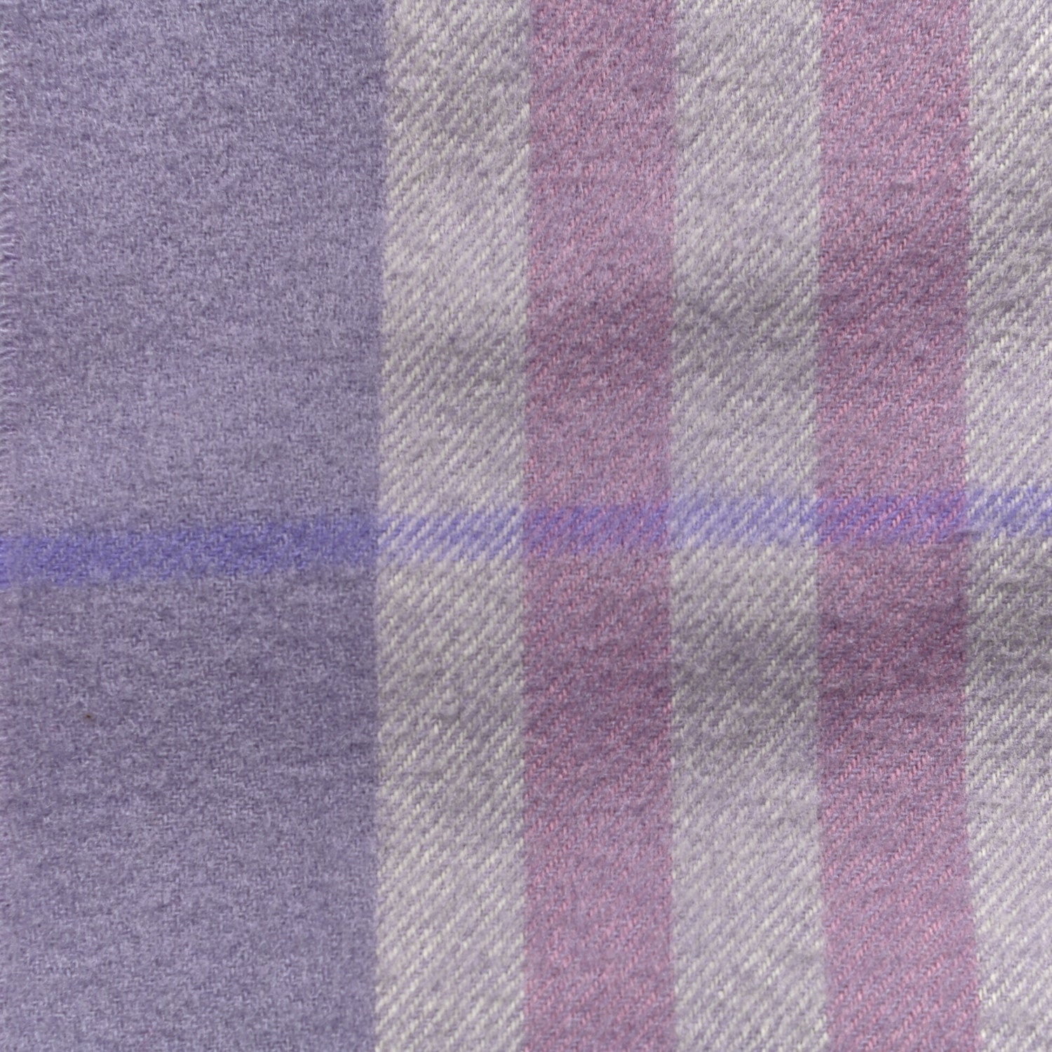 Burberry Cashmere Giant Heritage Check Fringe Scarf Pink 6 of 6
