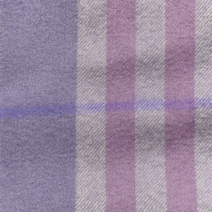 Burberry Cashmere Giant Heritage Check Fringe Scarf Pink 6 of 6