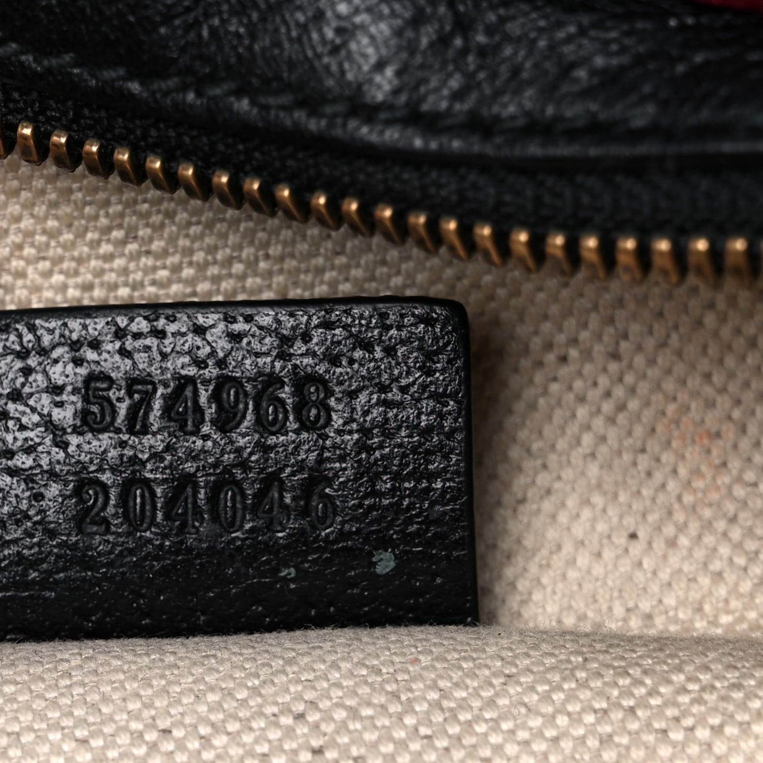Gucci GG Monogram Velvet Belt Bag Red Cipria 7 of 14
