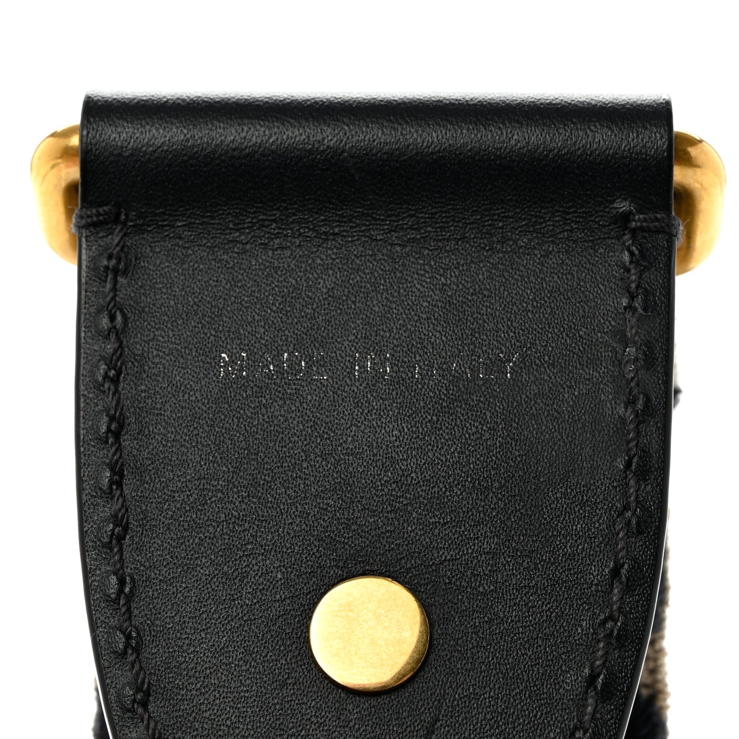 Christian Dior Canvas Shoulder Strap Beige Blue