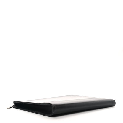Christian Dior HOMME Calfskin Ribbed Document Holder Black 4 of 11