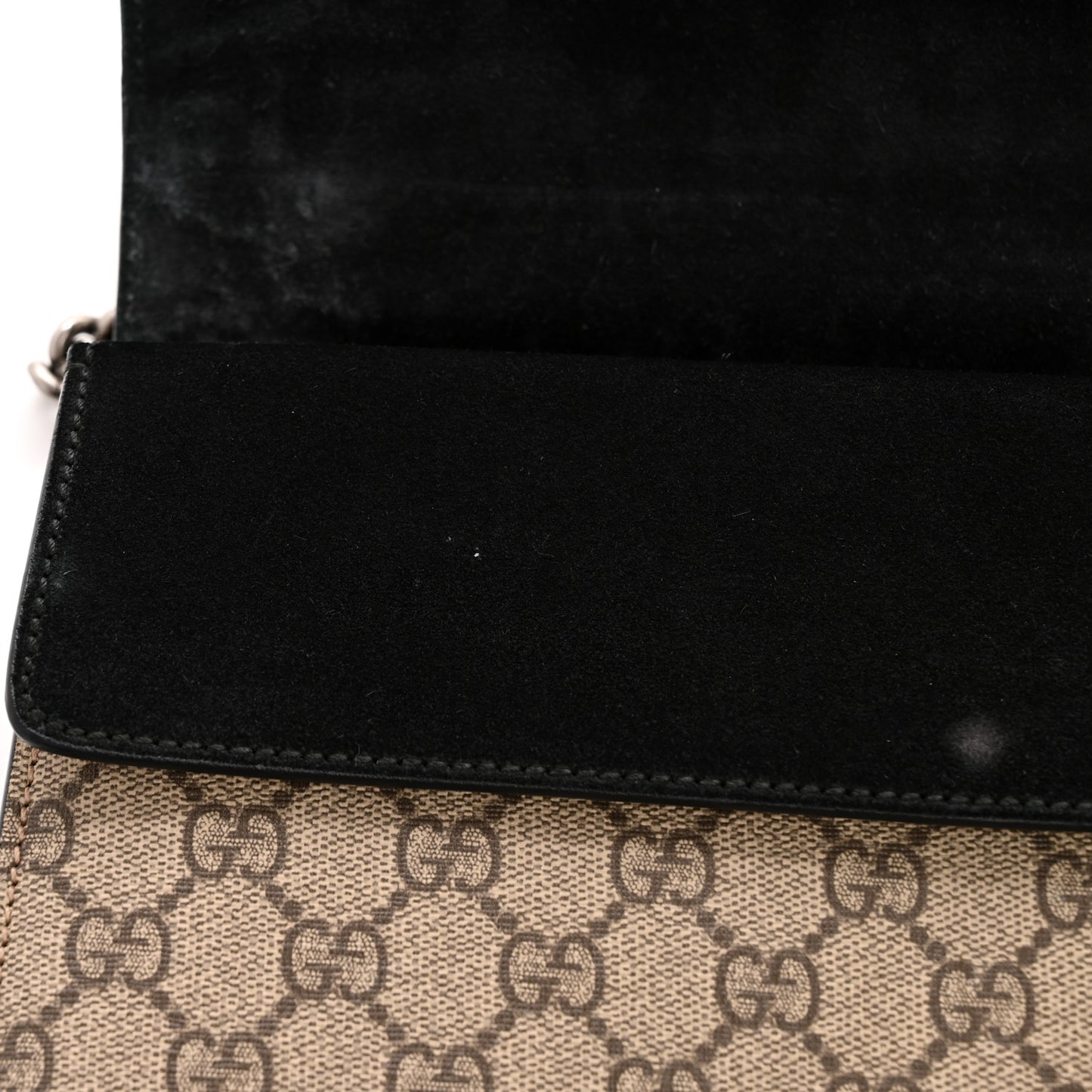 GG Supreme Monogram Small Dionysus Shoulder Bag Black