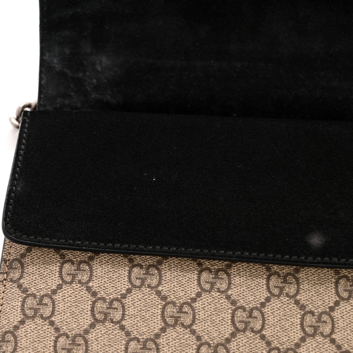 Gucci GG Supreme Monogram Small Dionysus Shoulder Bag Black 11 of 12