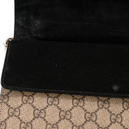 Gucci GG Supreme Monogram Small Dionysus Shoulder Bag Black 11 of 12