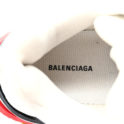 Balenciaga Fabric Mesh Womens Triple S Sneakers 35 White Red 8 of 9