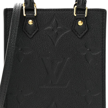 Louis Vuitton Empreinte Monogram Giant Petit Sac Plat Black 7 of 9
