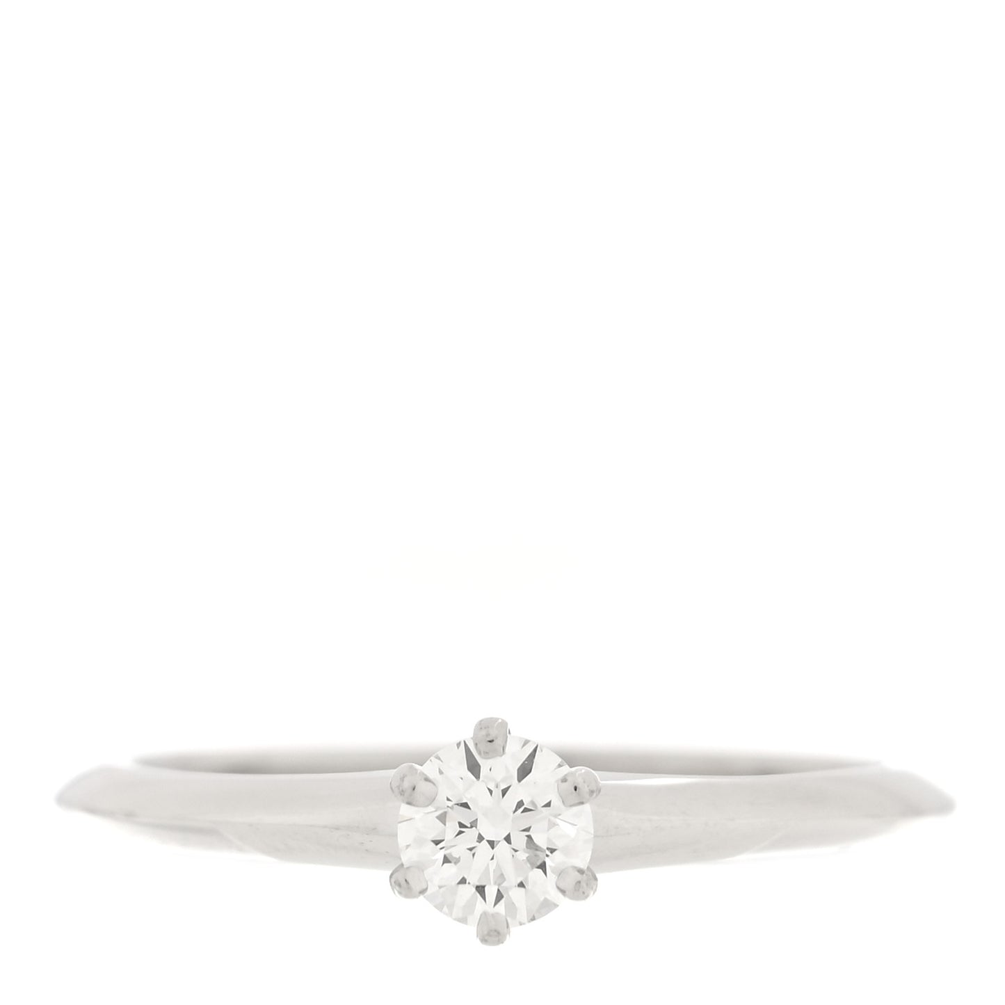 Platinum Diamond .24ct Solitaire Engagement Ring 49 5