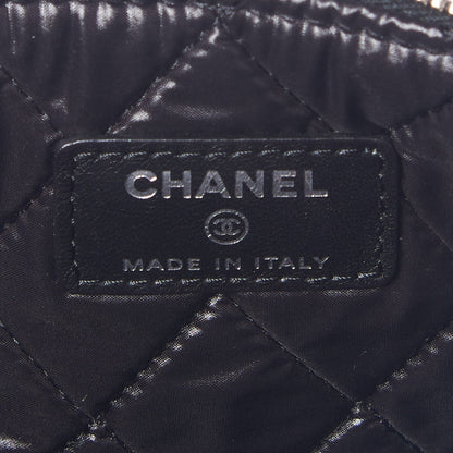 Chanel Lambskin Medium Cuba Car Cosmetic Case Black 5 of 8
